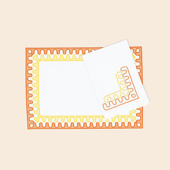 Modernism Net Set aus Tischsets und Servietten