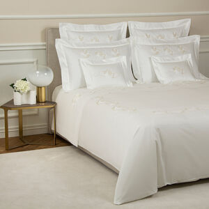 slide 5 Lotus Flower Embroidered Boudoir Sham