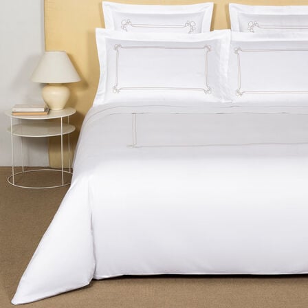 Sirmione Embroidered Duvet Cover Set, What Is The Finished Size Of A Queen Duvet Cover