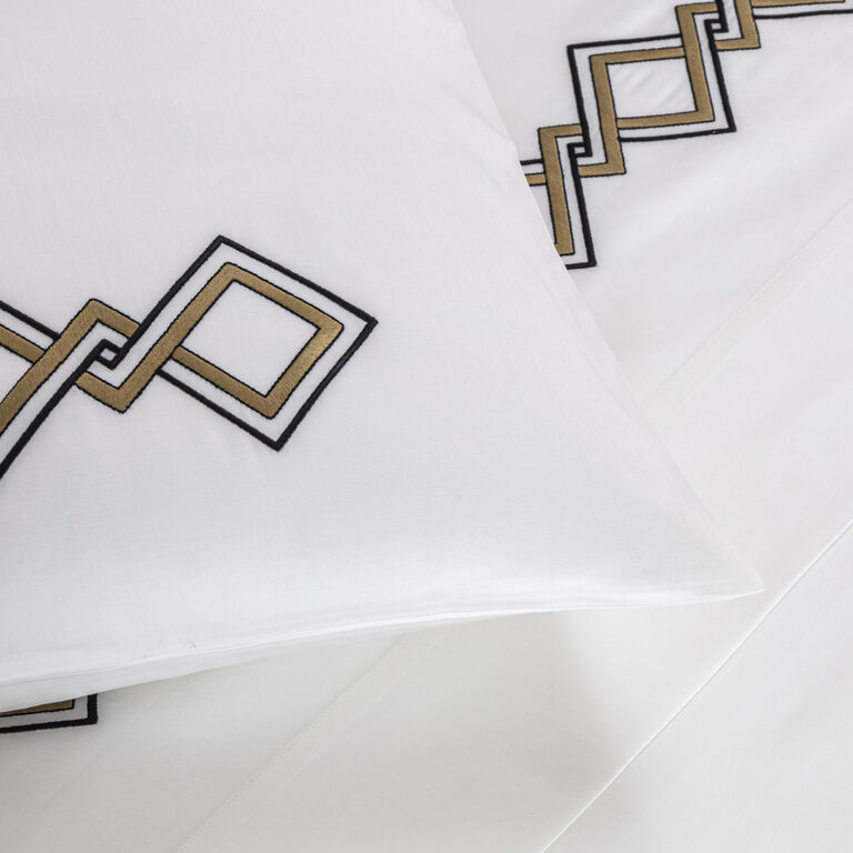 slide 3 Twist Embroidery Euro Pillowcase