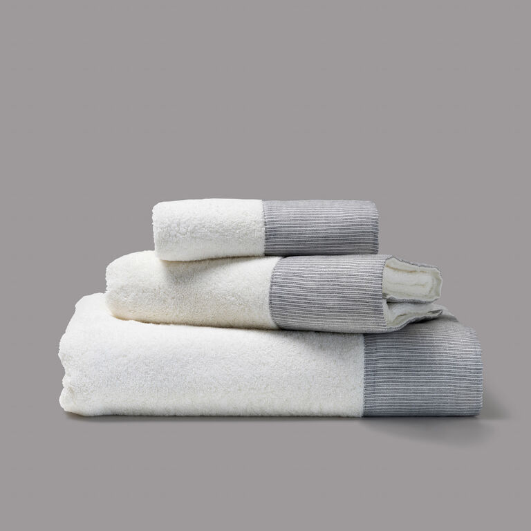 slide 3 Graphite Border Hand Towel