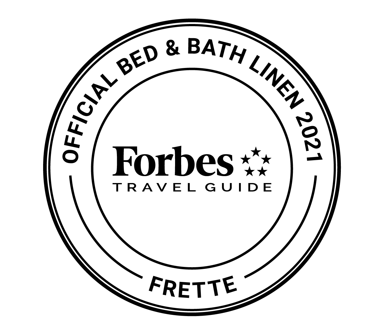 Linge de lit et de bain officiel Forbes Travel Guide 2021 Frette