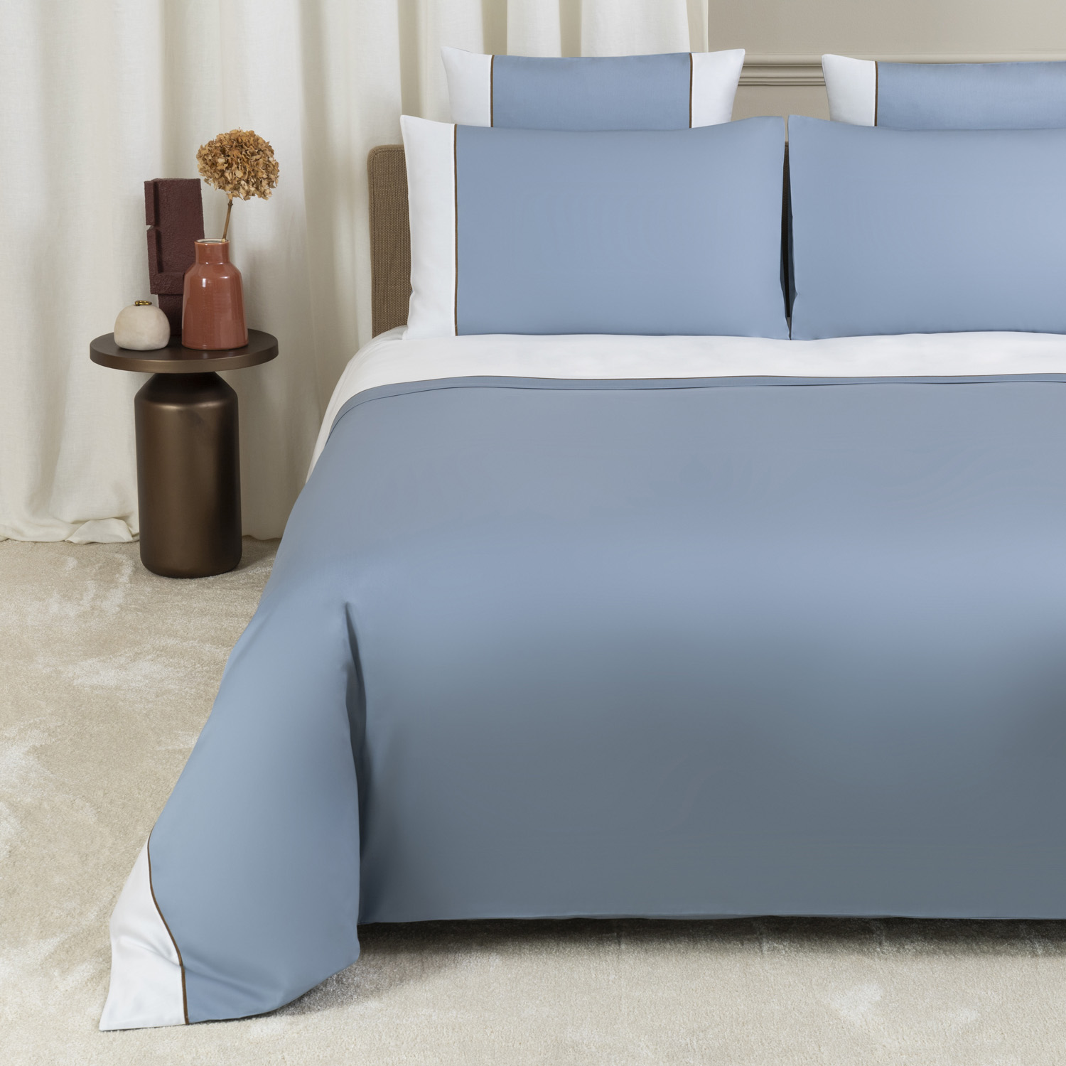 Colour Block Duvet Cover Set