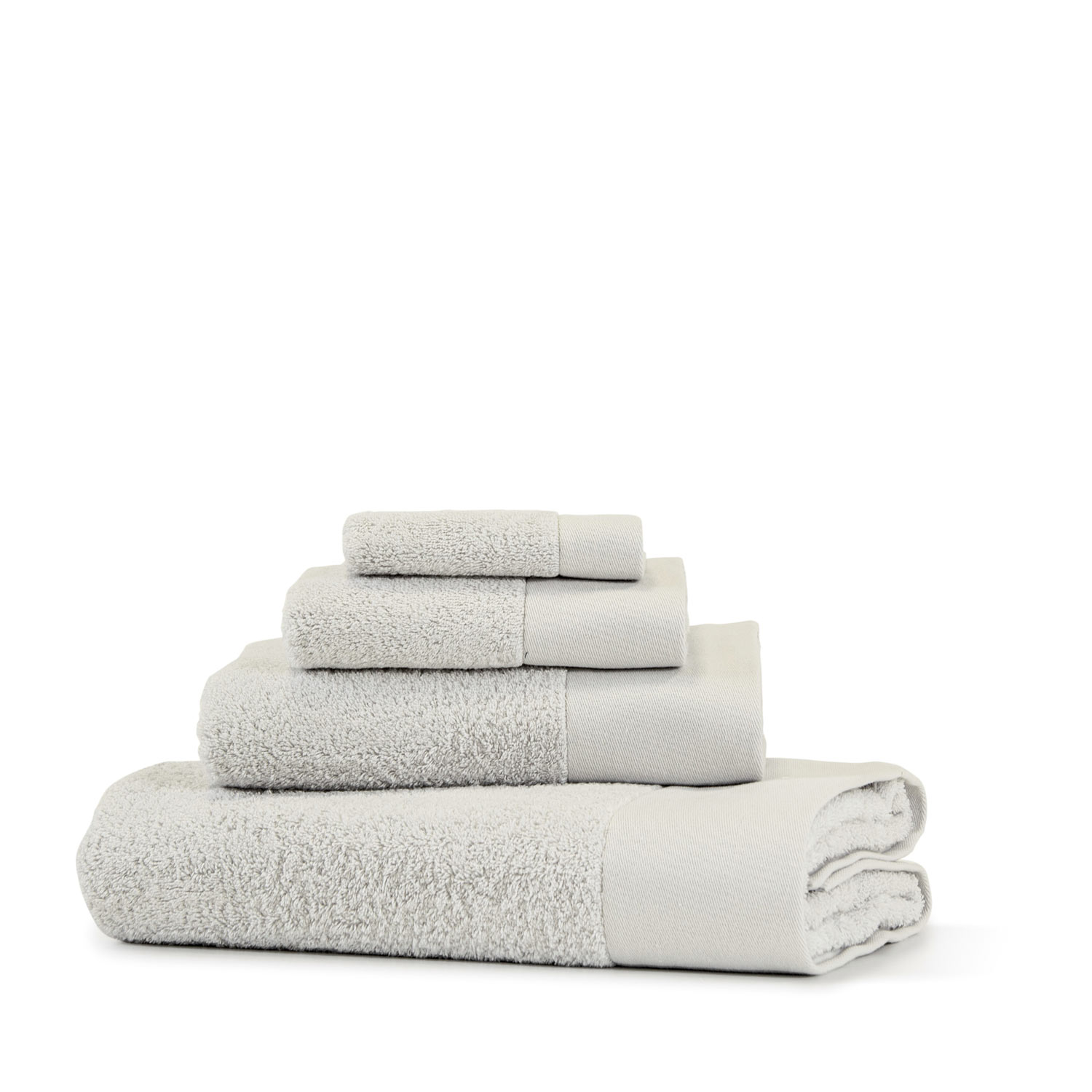 Frette Eternity Telo Doccia in Pearl Grey, Cotone