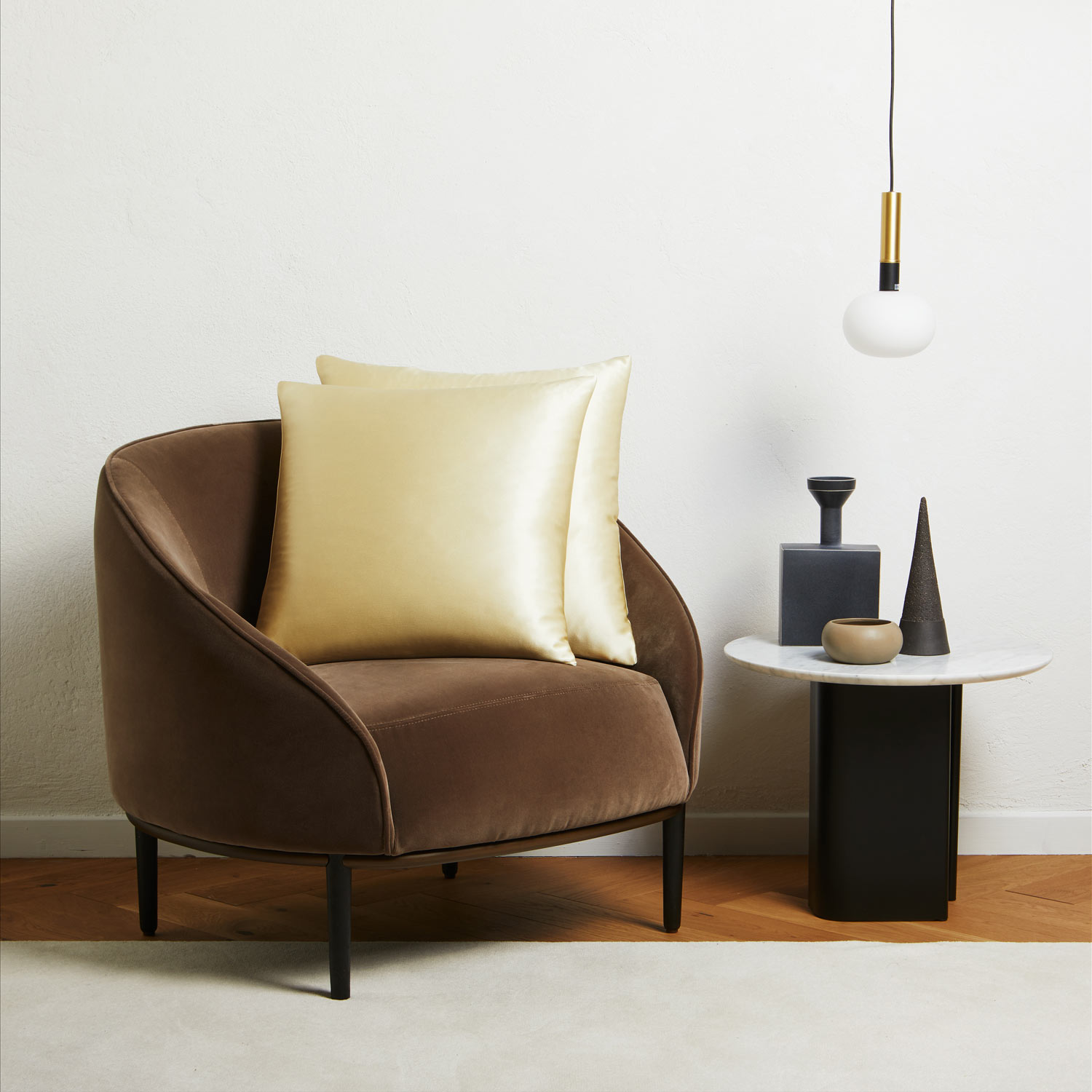 Light terry and Linen Cuscino Decorativo