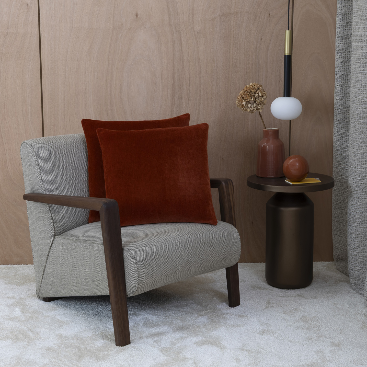 Luxury Wool Velvet Cuscino Decorativo