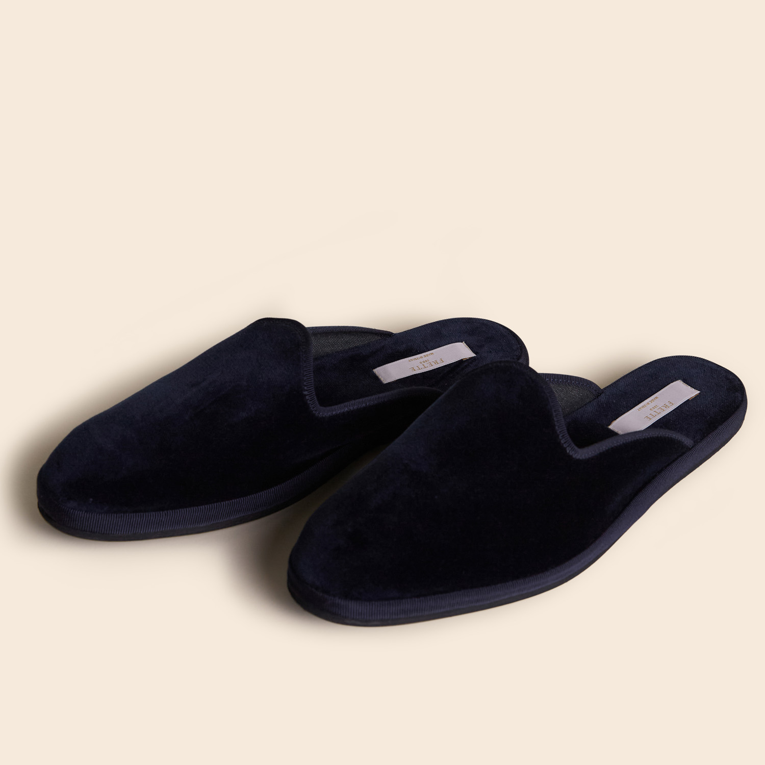 Frette Voyage Slipper - Women In Blue Size 36, Cotton | Made In Italy